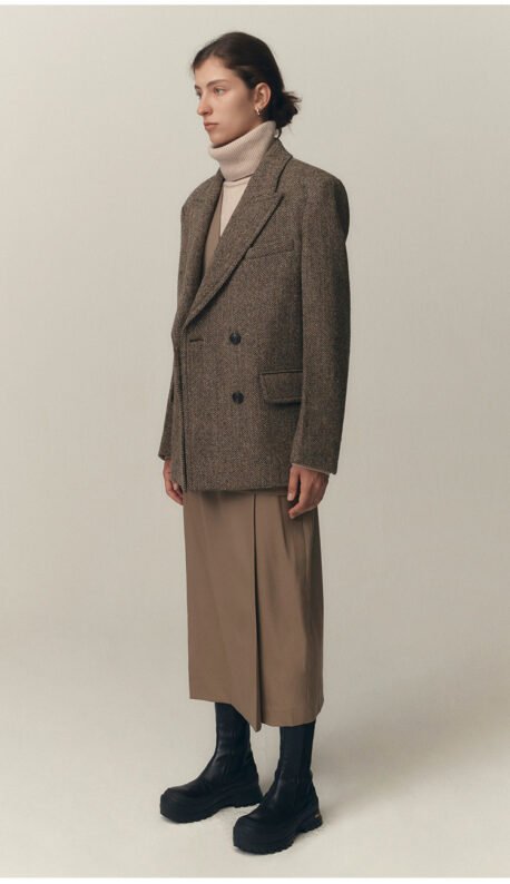 Elegant Tweed Blazer For Women