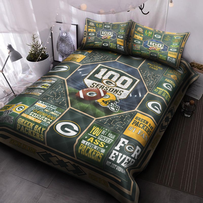 Green Bay Packers V4 Bedding Set