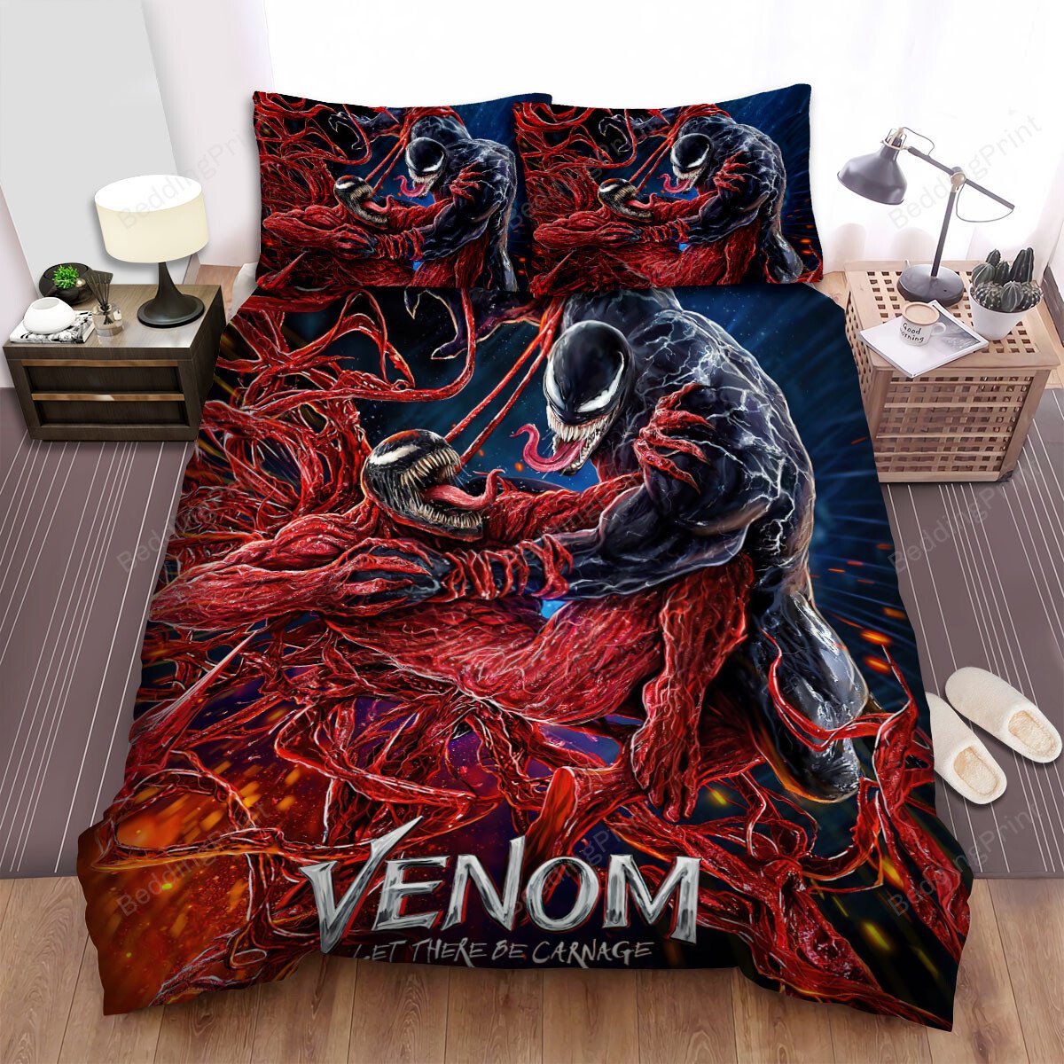 Venom: Let There Be Carnage Movie Imax Poster Bed Sheets Spread Duvet Cover Bedding Sets