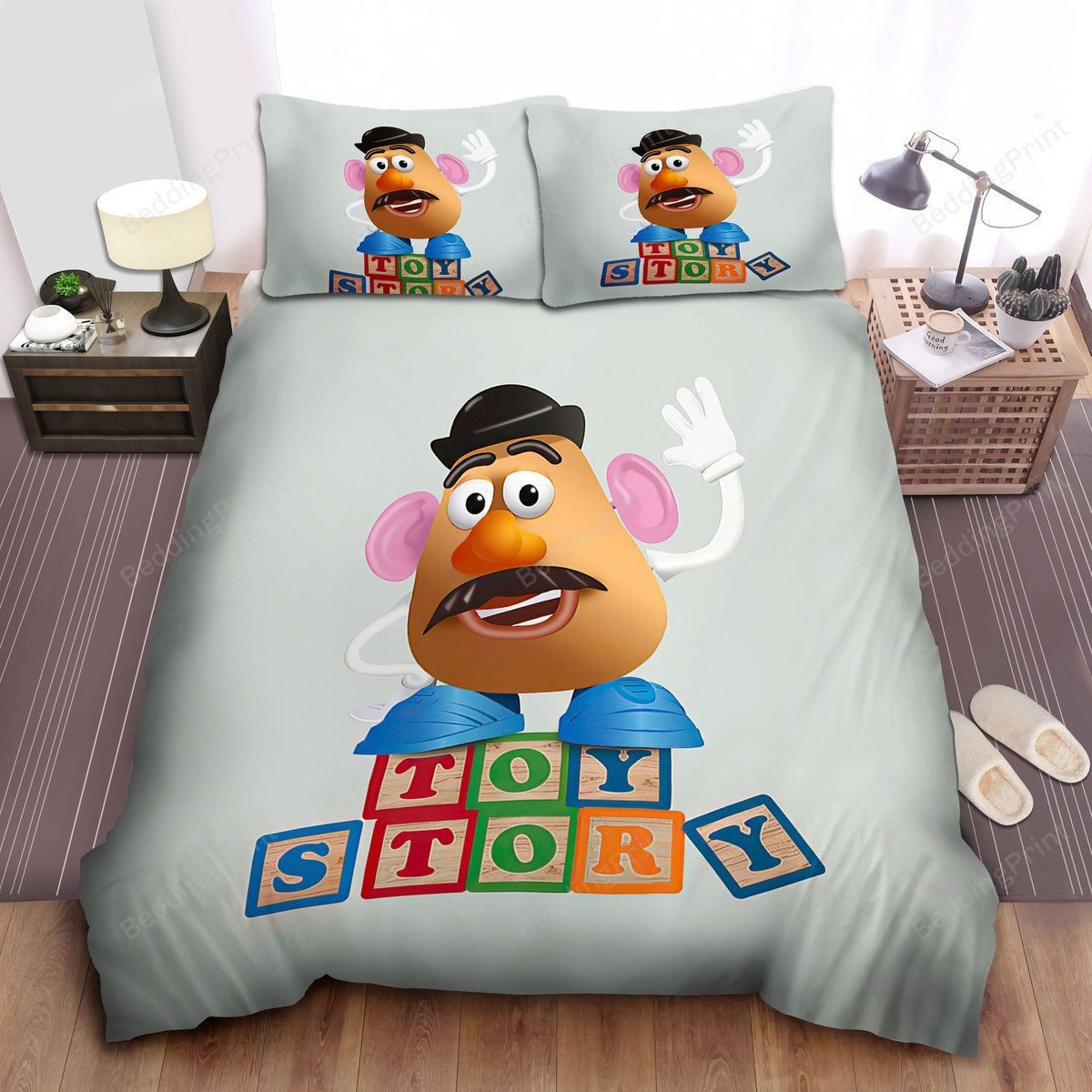 Walt Disney Toy Story Mr. Potato Head Bed Sheets Duvet Cover Bedding Sets