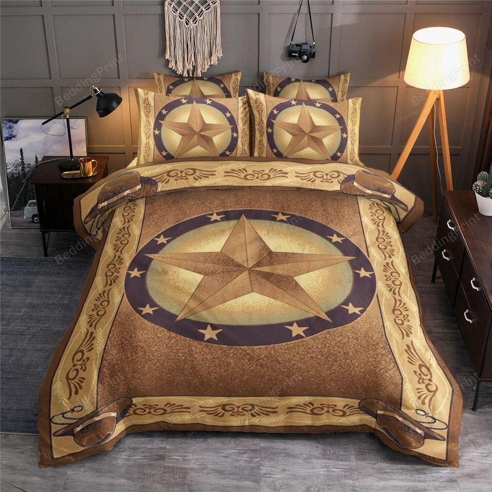 Western Texas Star Bed Sheets Duvet Cover Bedding Sets Perfect Gifts For Texas Star Lover Gifts For Birthday Christmas Thanksgiving